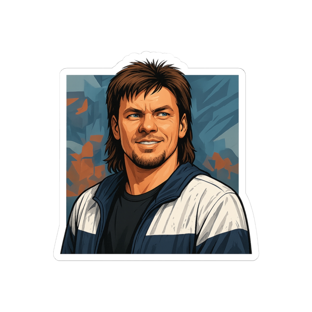 Theo Von Artwork Sticker