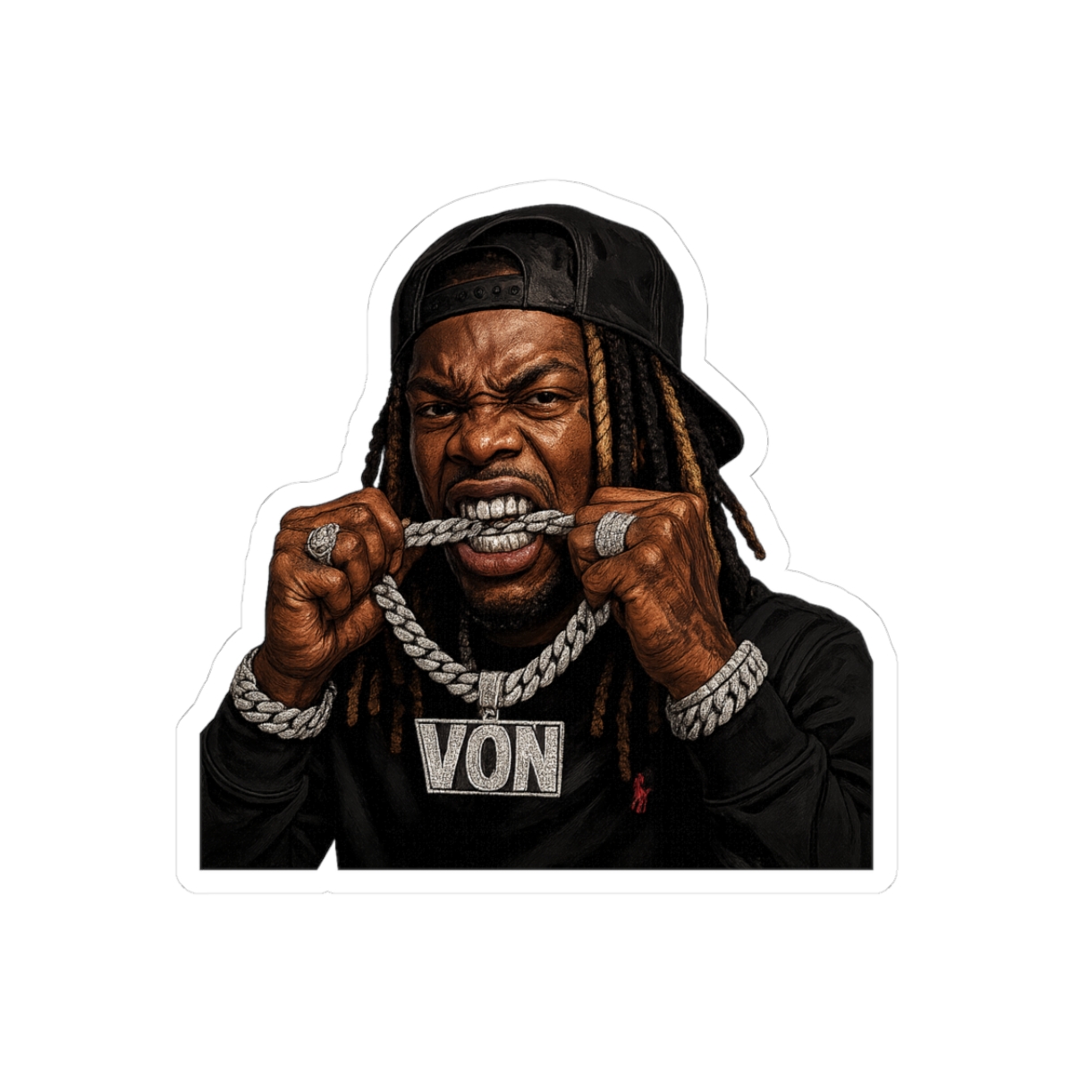 king von Sticker