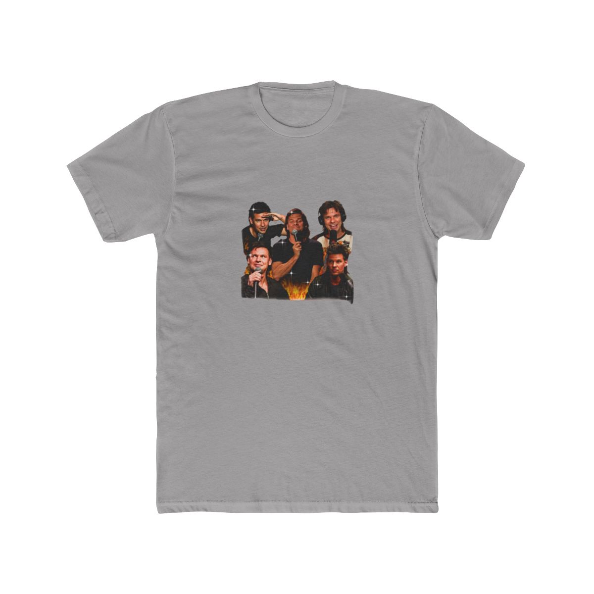 THEO VON Flames Lightning Graphic T-Shirt