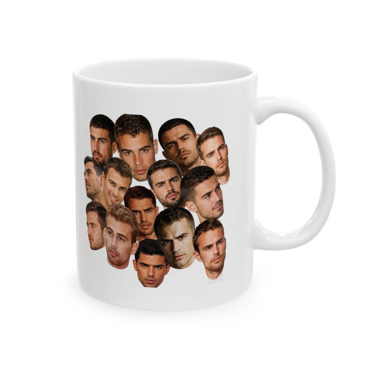 Theo James Photo Collage Accent Mug